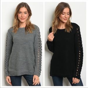 Long Cut Out Sweater